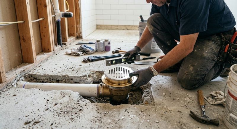 Shower Drain Installation in Charlotte, NC